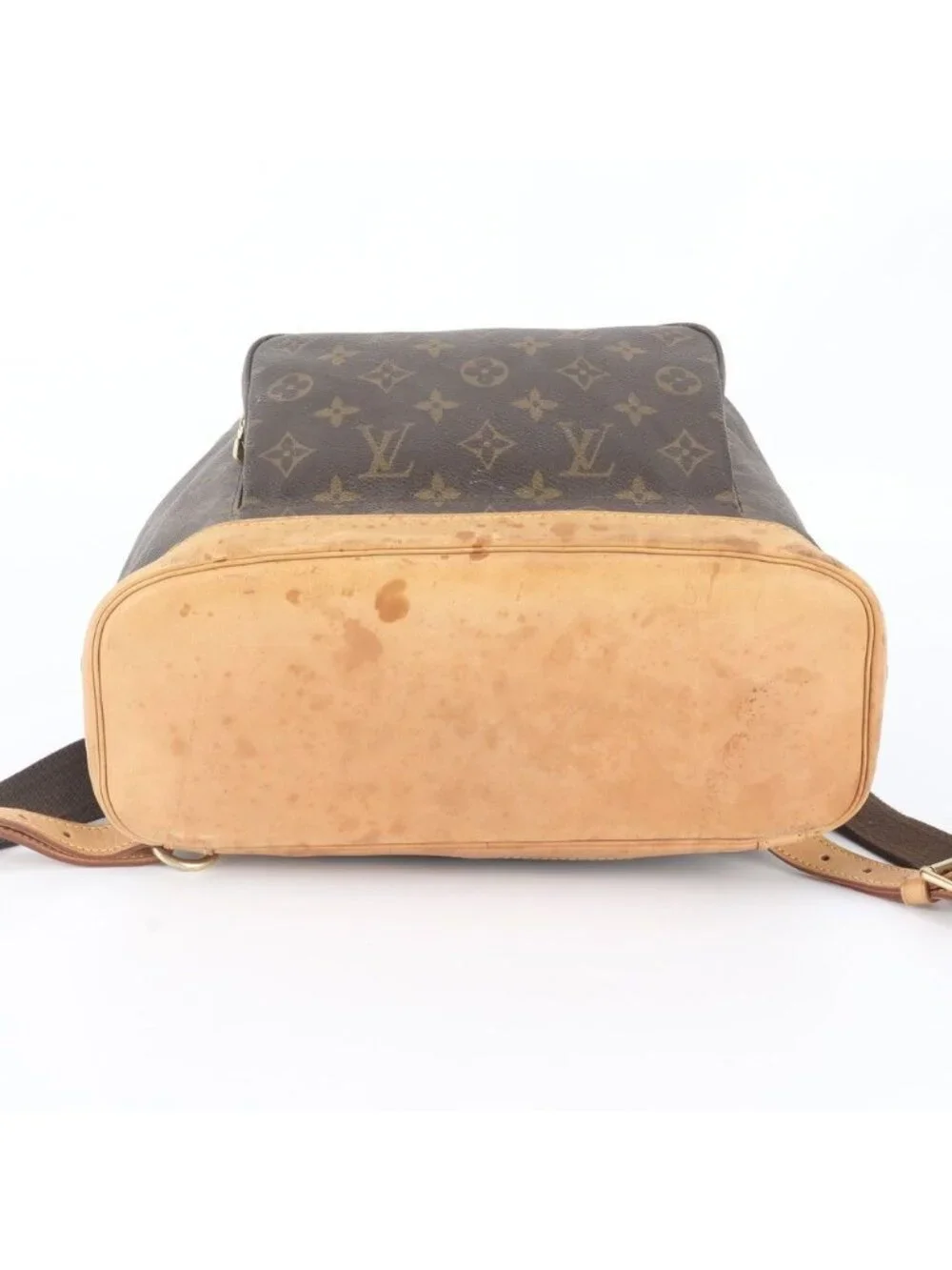 Louis Vuitton Monogram Montsouris GM Leather Backpack Shoulder Bag